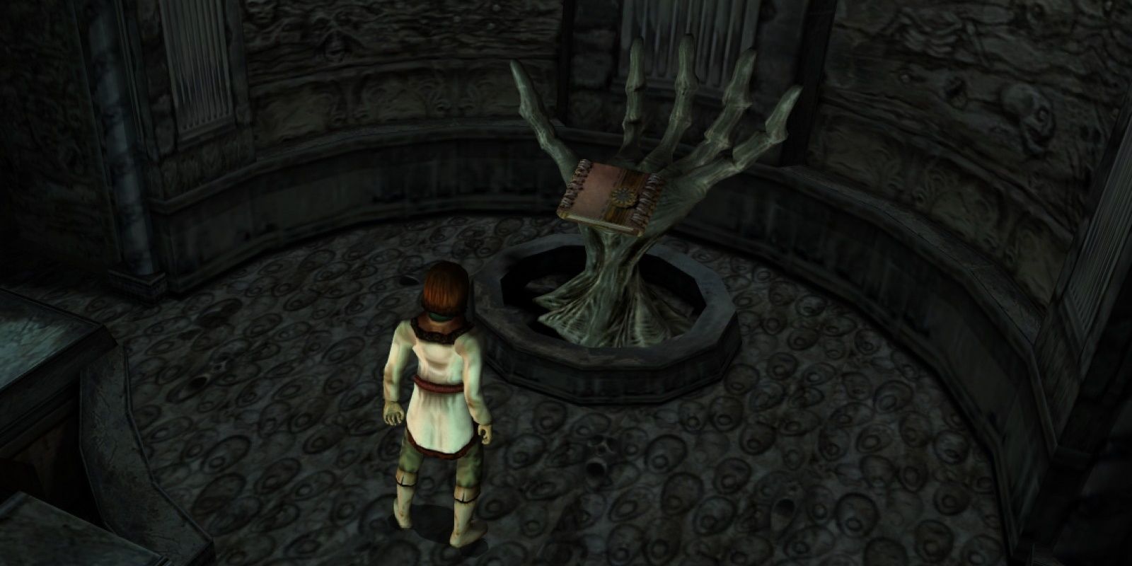 A screenshot showing gameplay in Eternal Darkness: Sanity's Requiem
