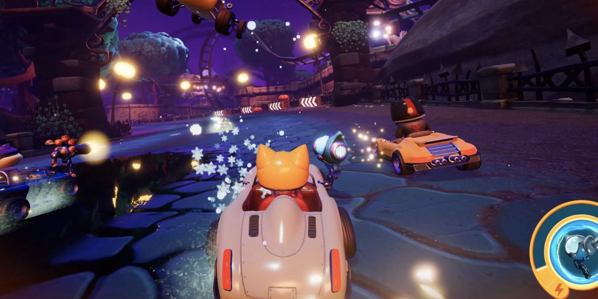 meow motors cat using a freeze item