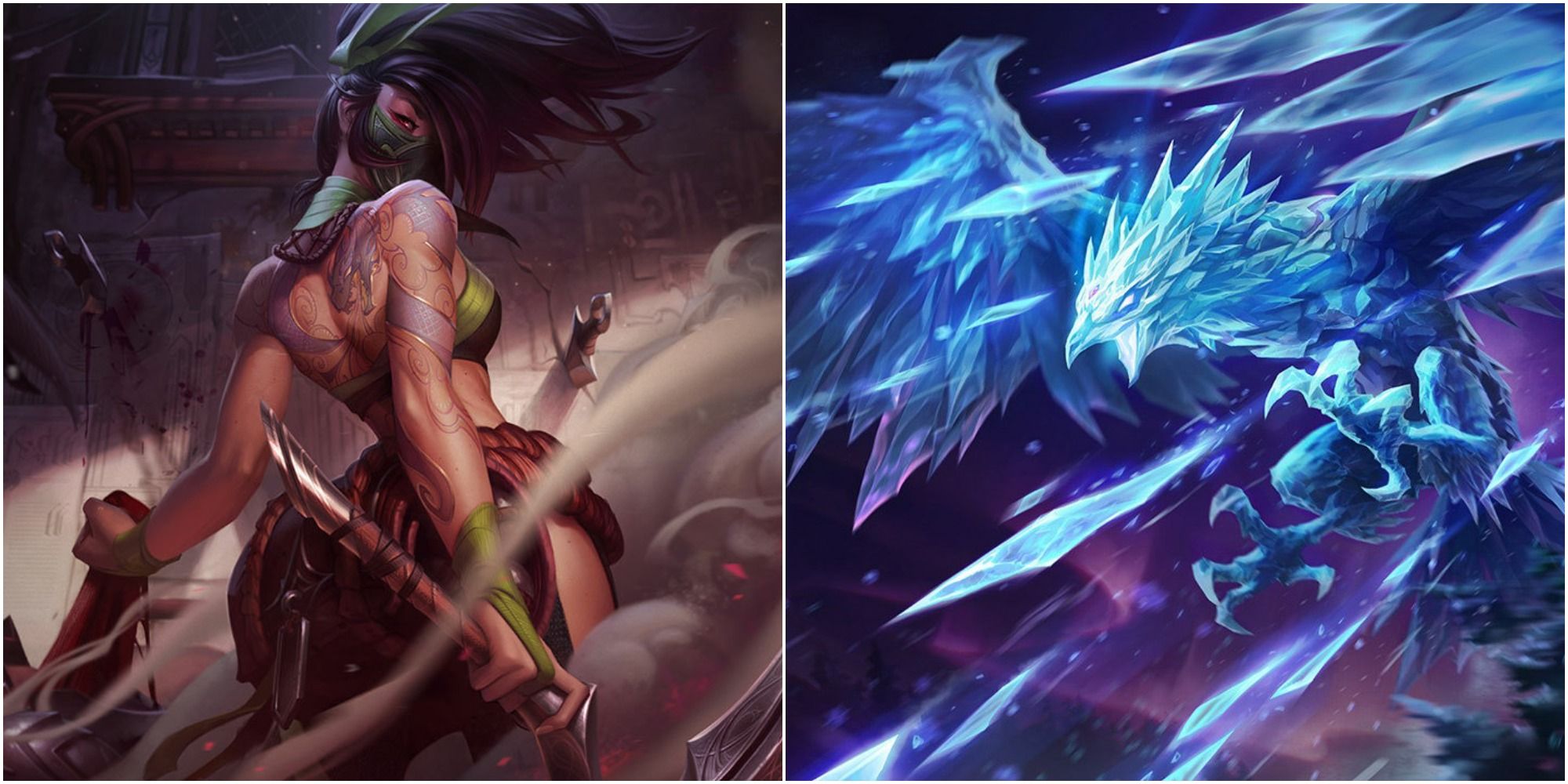 Akali Anivia Base Splash Arts In League Of Legends