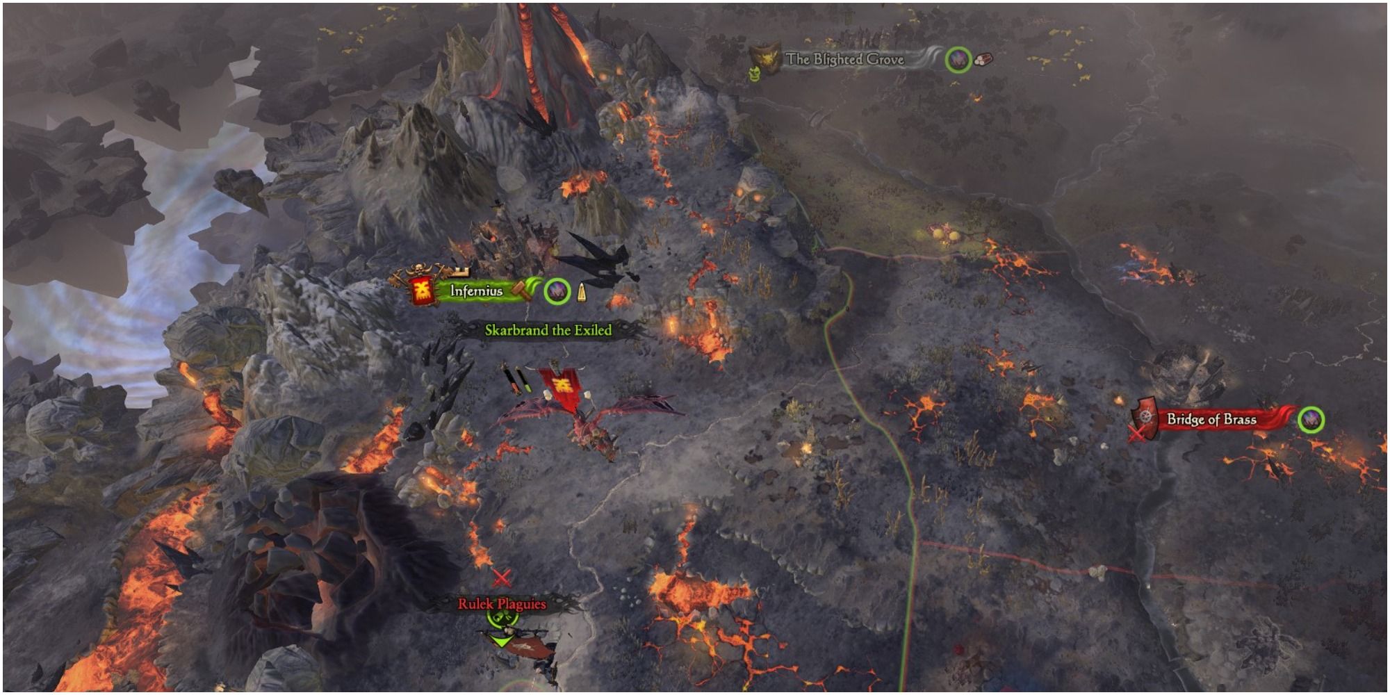 Skarbrands Campaign Map Start In Total War Warhammer 3