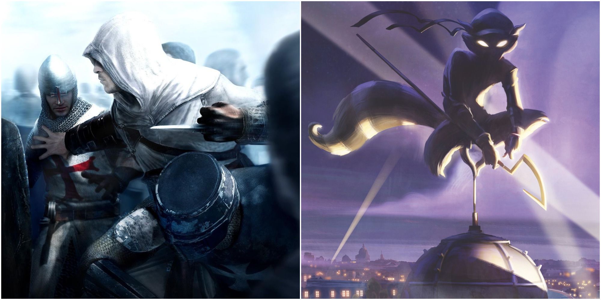 Altair from Assassin's Creed and Sly Cooper