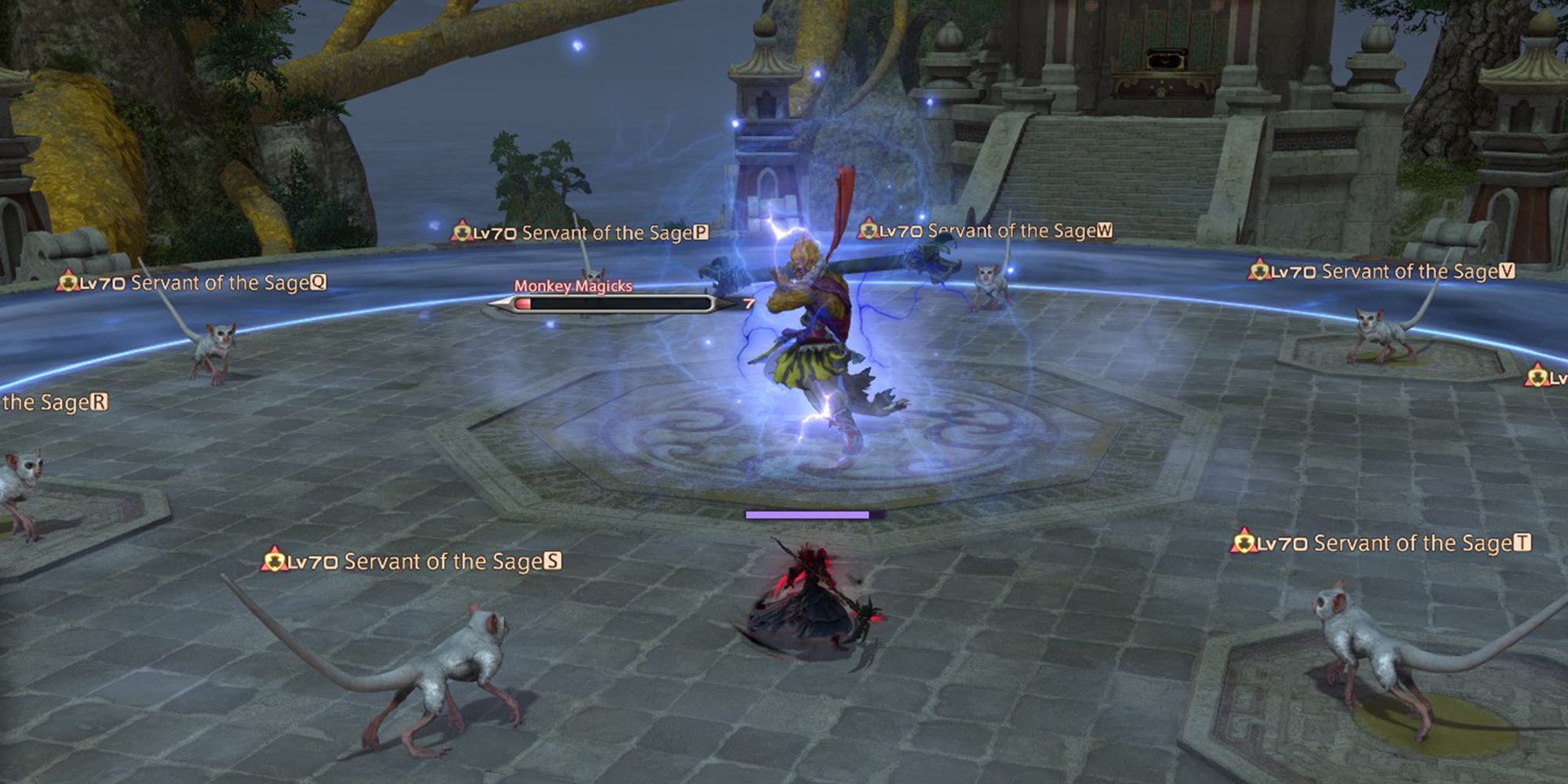 qitian dasheng using monkey magicks to summon servants of the sage