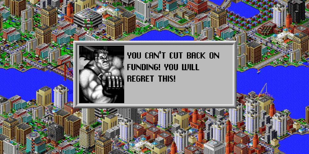simcity 2000 funding meme with mike haggar