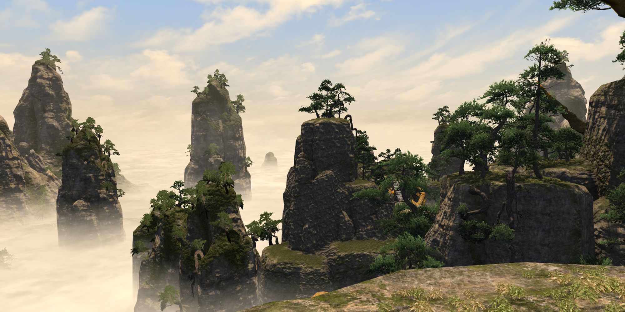 mountains and mist in the swallows compass dungeon