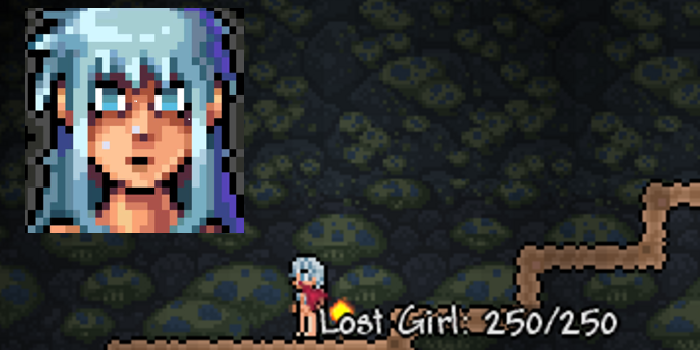 Terraria Nymph Lost Girl Caves Underground