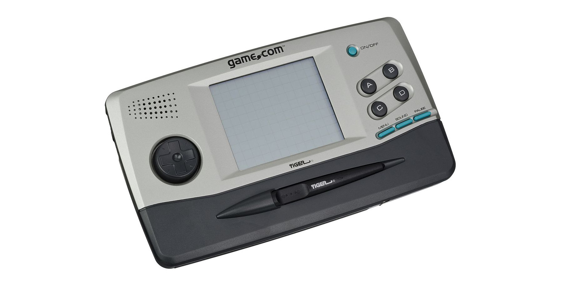 A photo showing the Tiger Game.com handheld game console