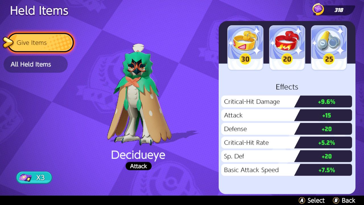 Pokemon Unite Build Guide Decidueye