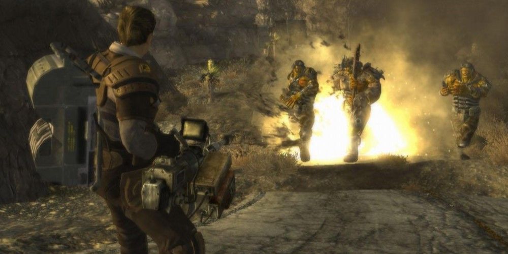 Fallout New Vegas Shooting At Supermutans