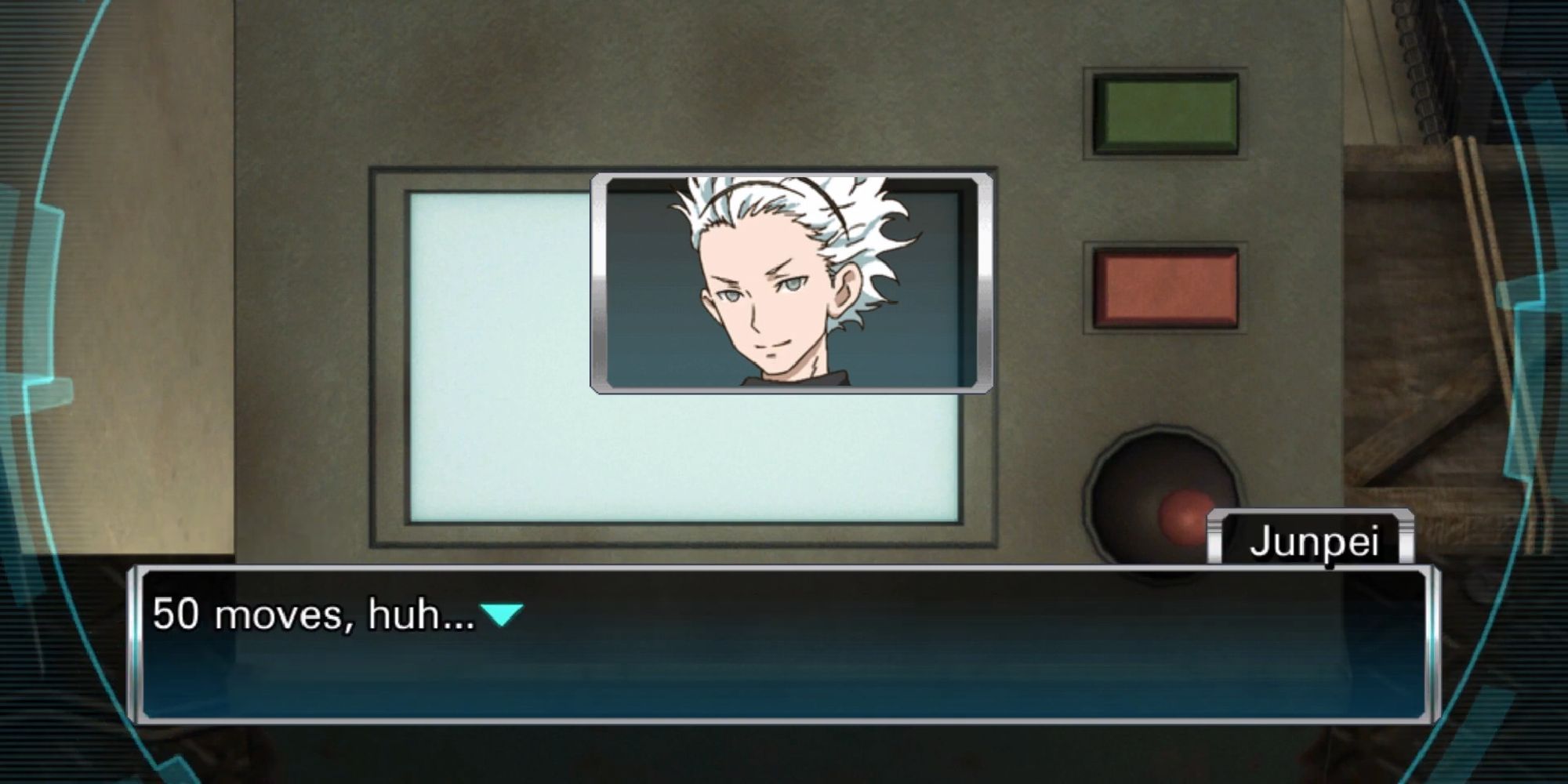 junpei saying that the pushmaster 5000 only has 50 moves