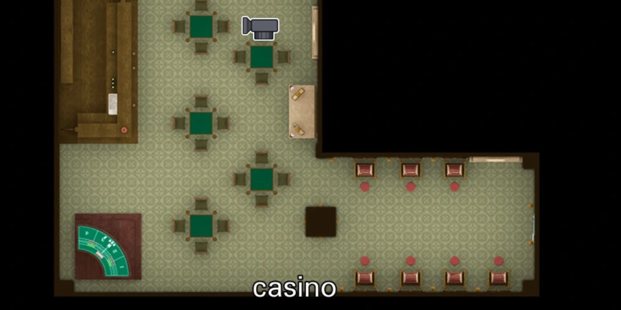 An Overview Map of the Casino Area