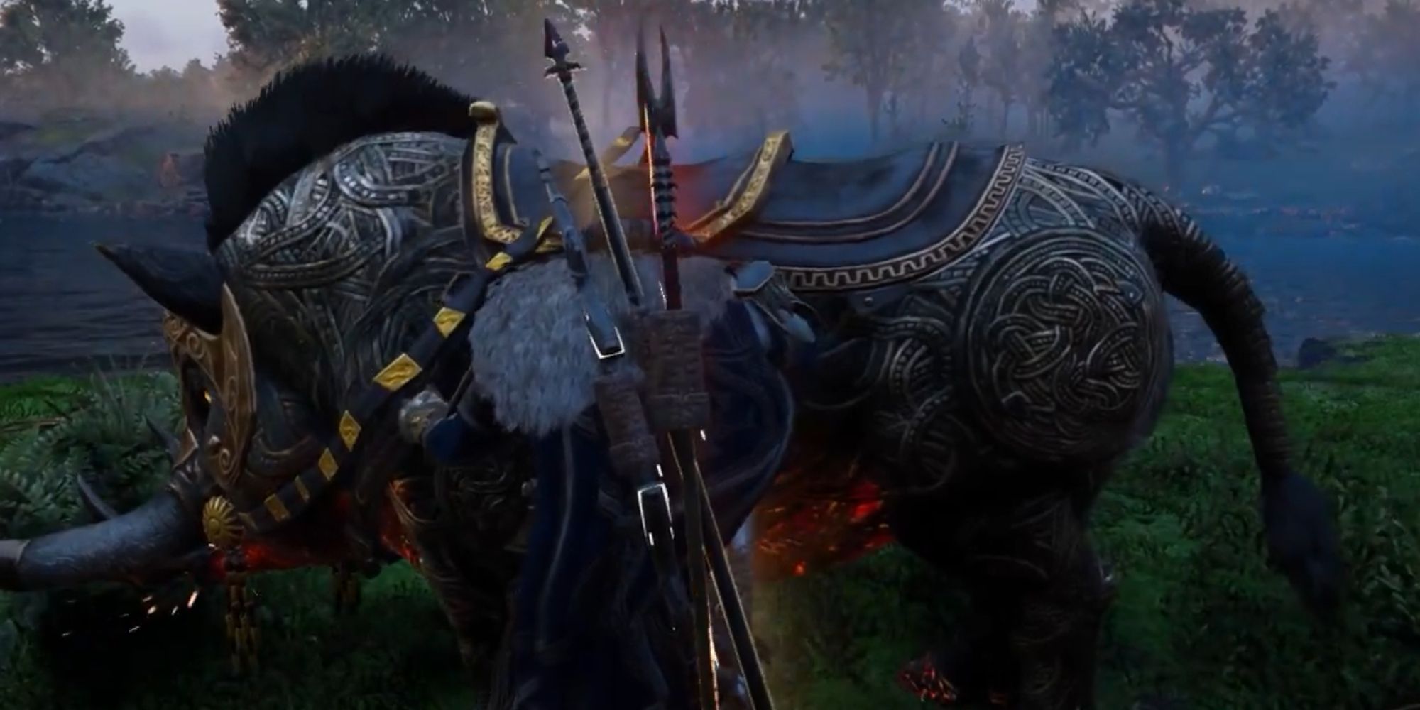 Assassin's Creed Valhalla Screenshot Of Boar Mount