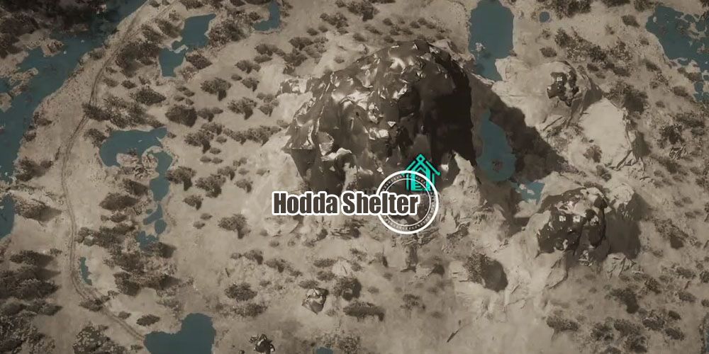 Hodda Shelter on the map of AC Valhalla Dawn of Ragnarok