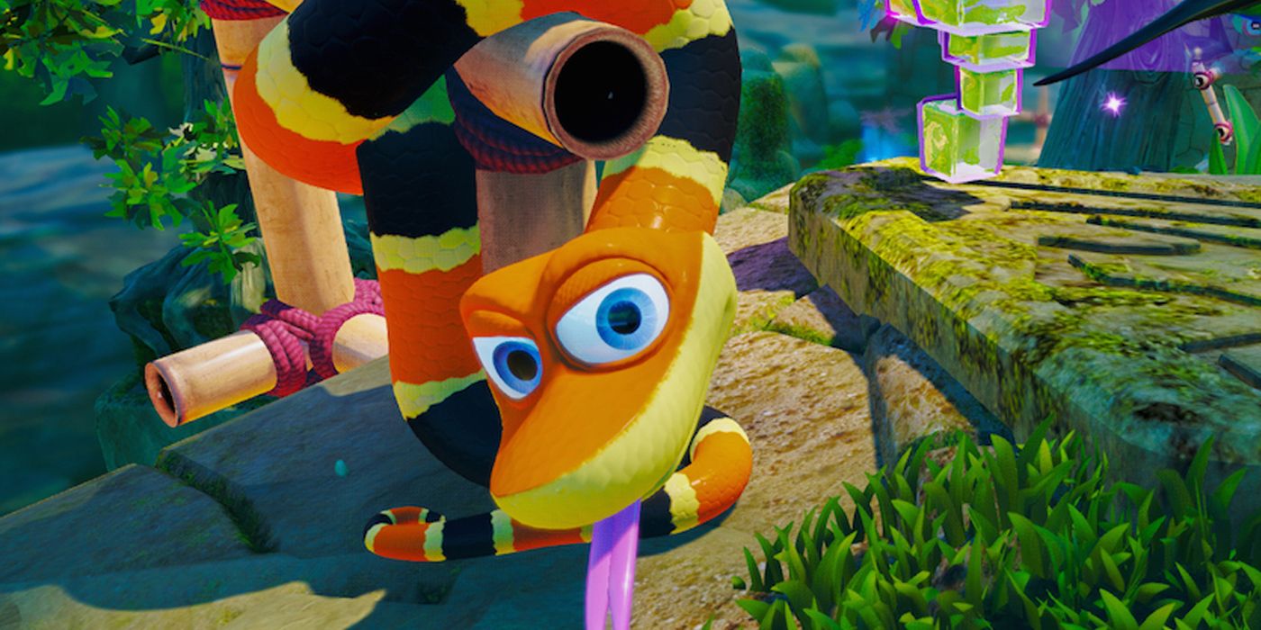 Best Snakes In Video Games 3 Noodle (Snake Pass)