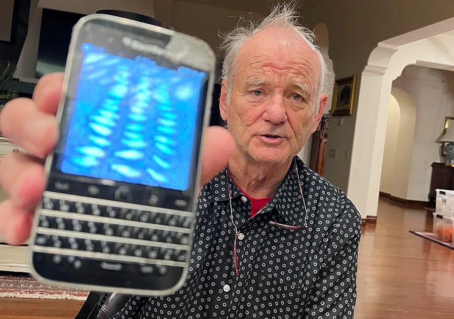 Bill Murray Blackberry 