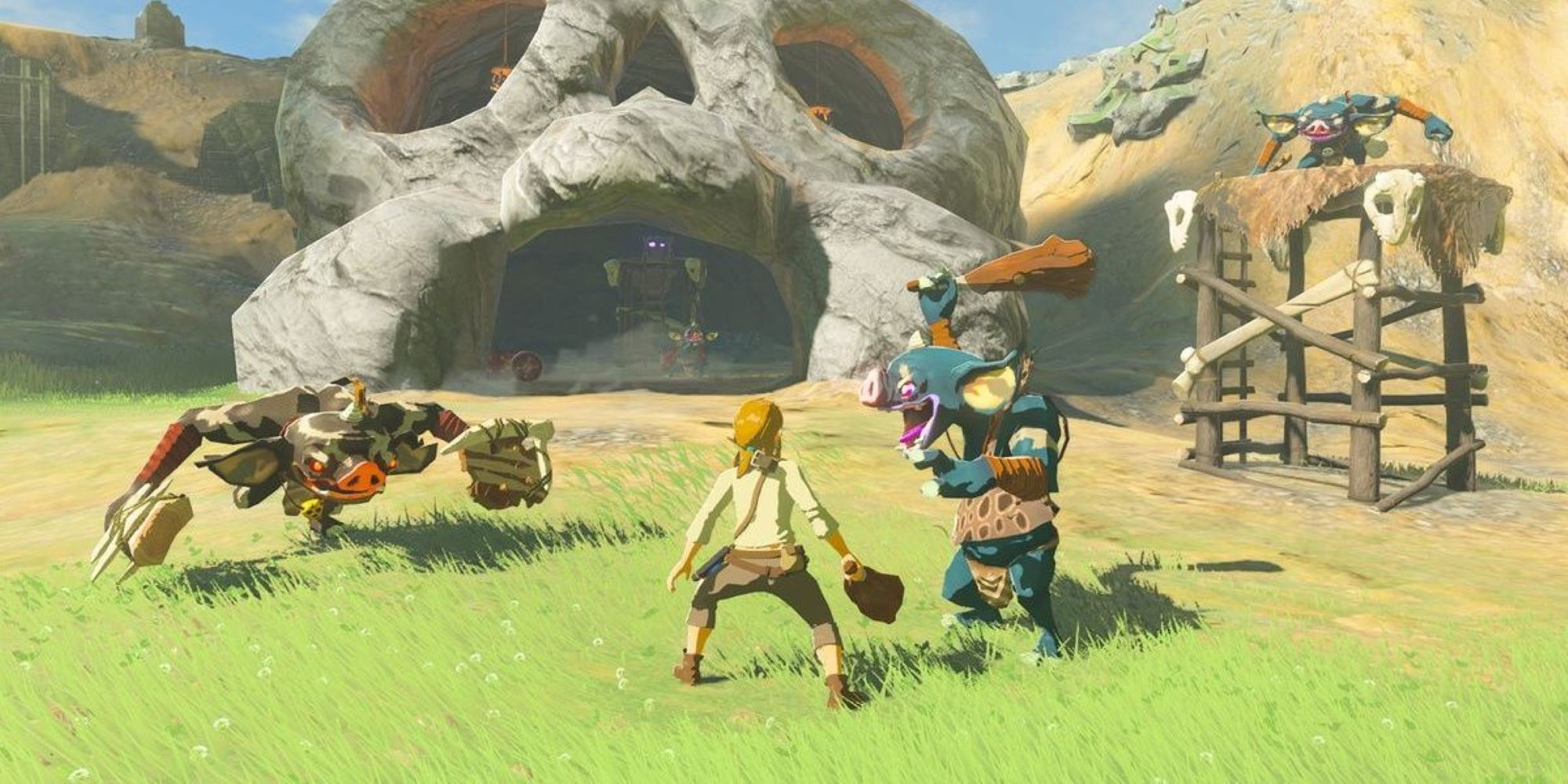Breath of the Wild Moblins Attacking Link