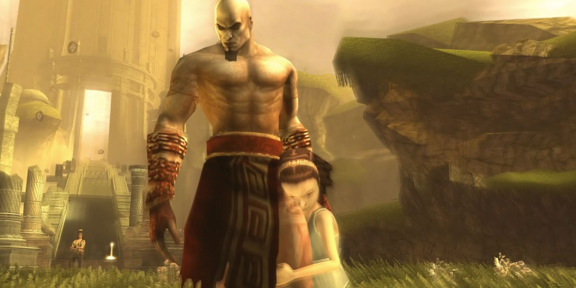God Of War Kratos leaving Calliope.