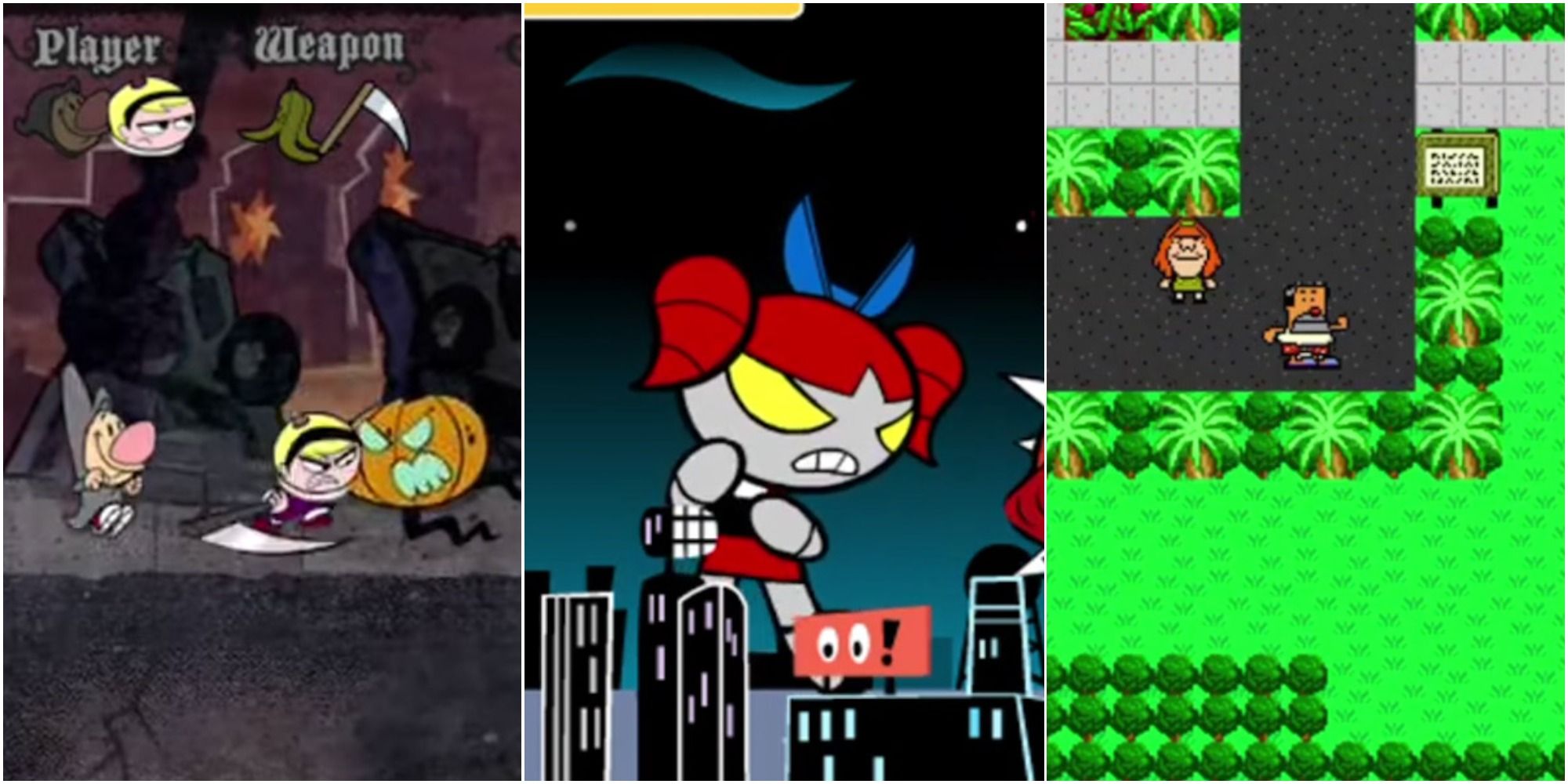 Cartoon Network Flash Games Feature with Summer Resort, Powerpuff Girls and Billy & Mandy