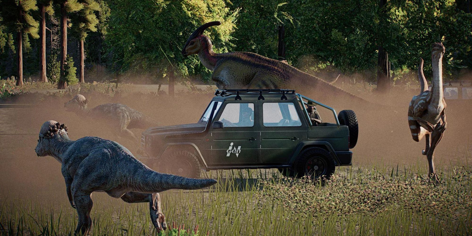 Recreation of a classic scene from JW3 during a Chaos Theory mission in Jurassic World Evolution 2