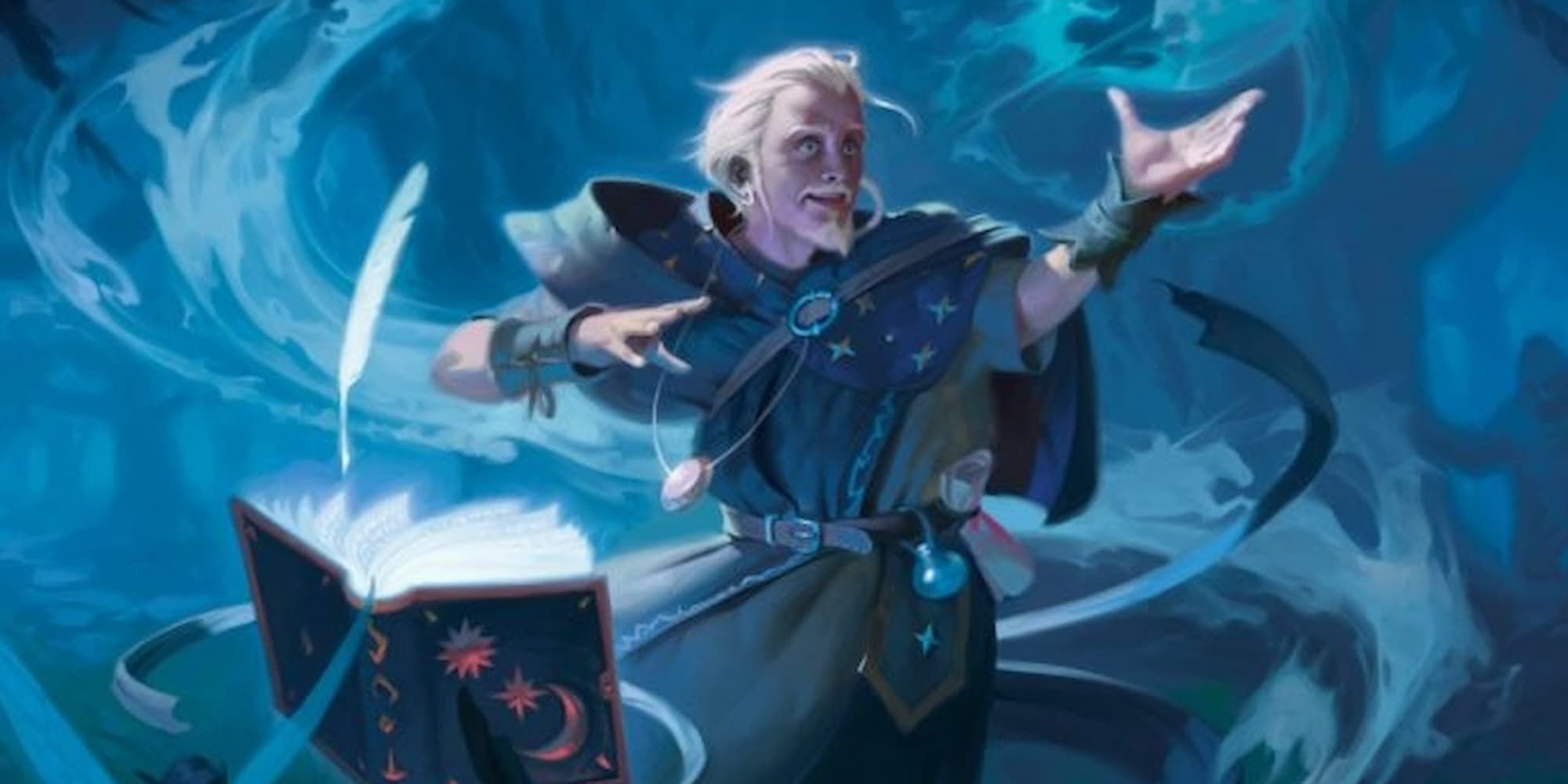 Chulane tells a story whilst his book is magically held open