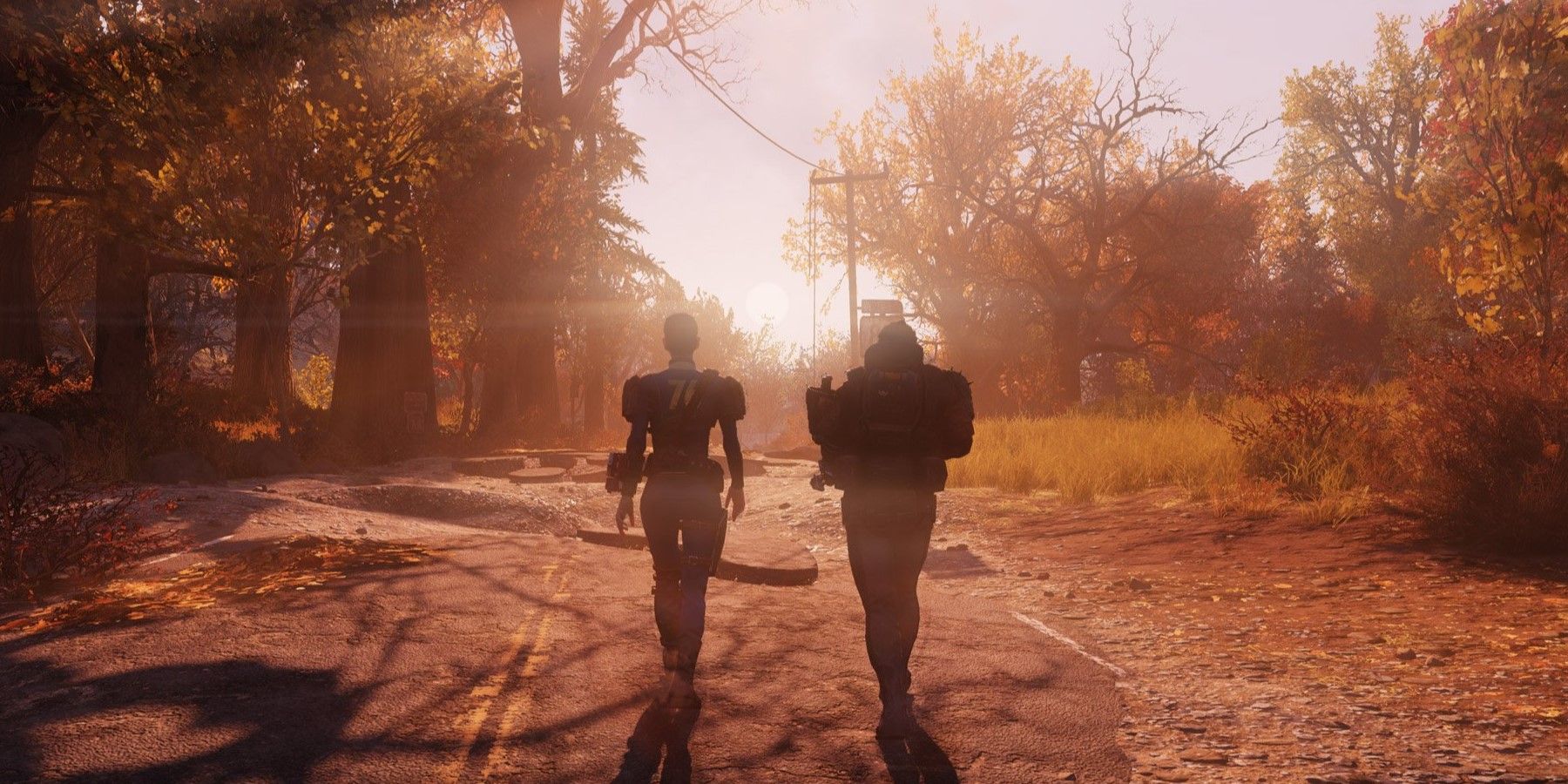 Fallout 76 Two Wanderers Side By Side