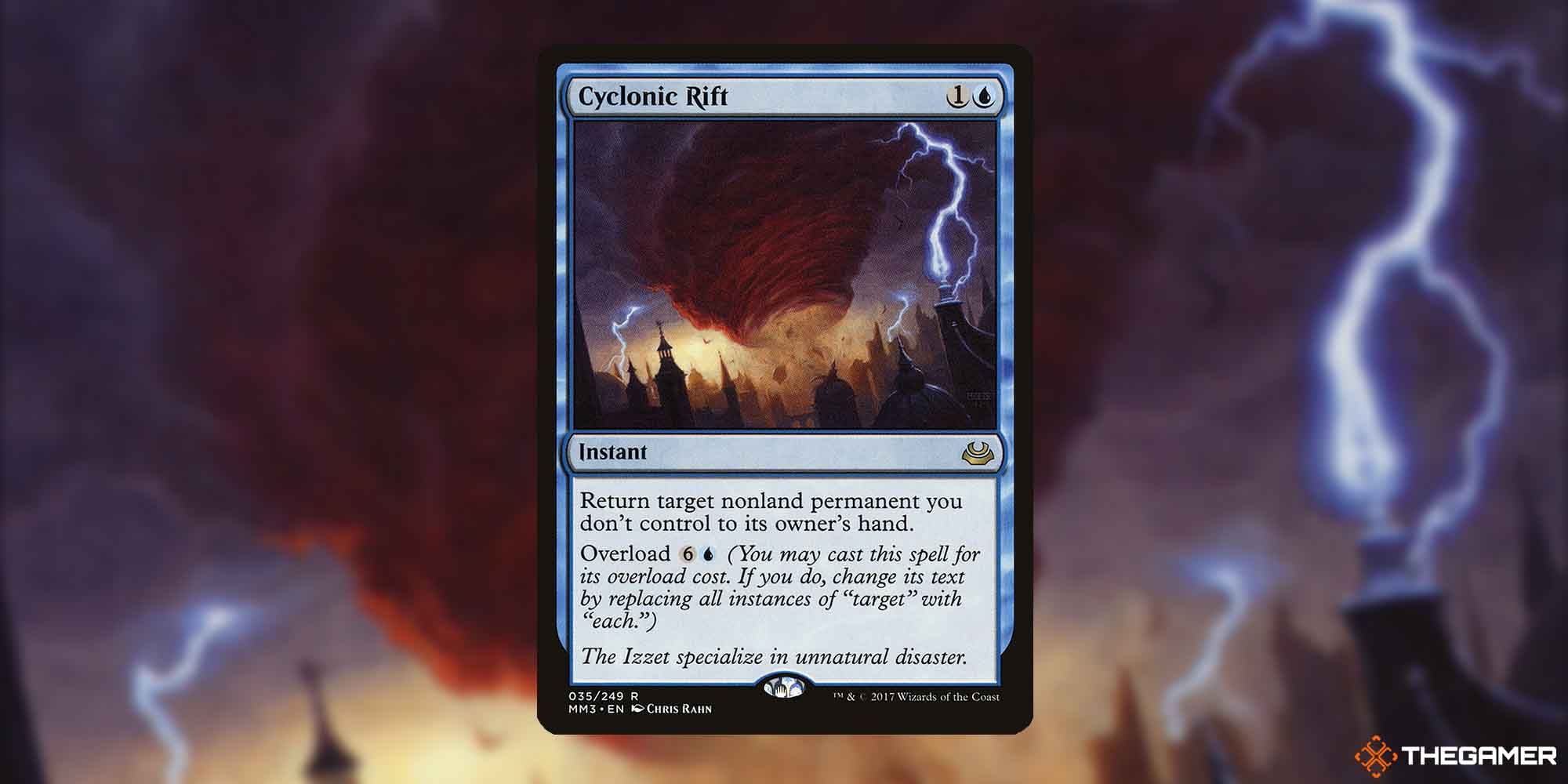 The Cyclonic Rift Instant In Magic the Gathering