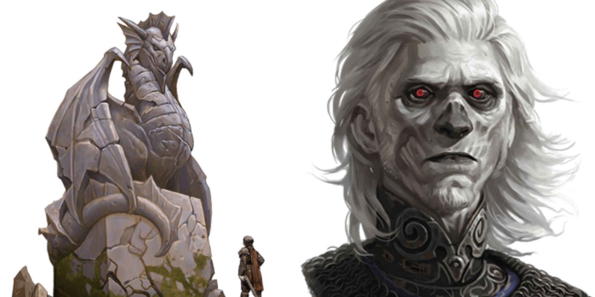 D&D Curse Of Strahd - Argynvostholt Dragon Statue - Sir Godfrey Gwilym