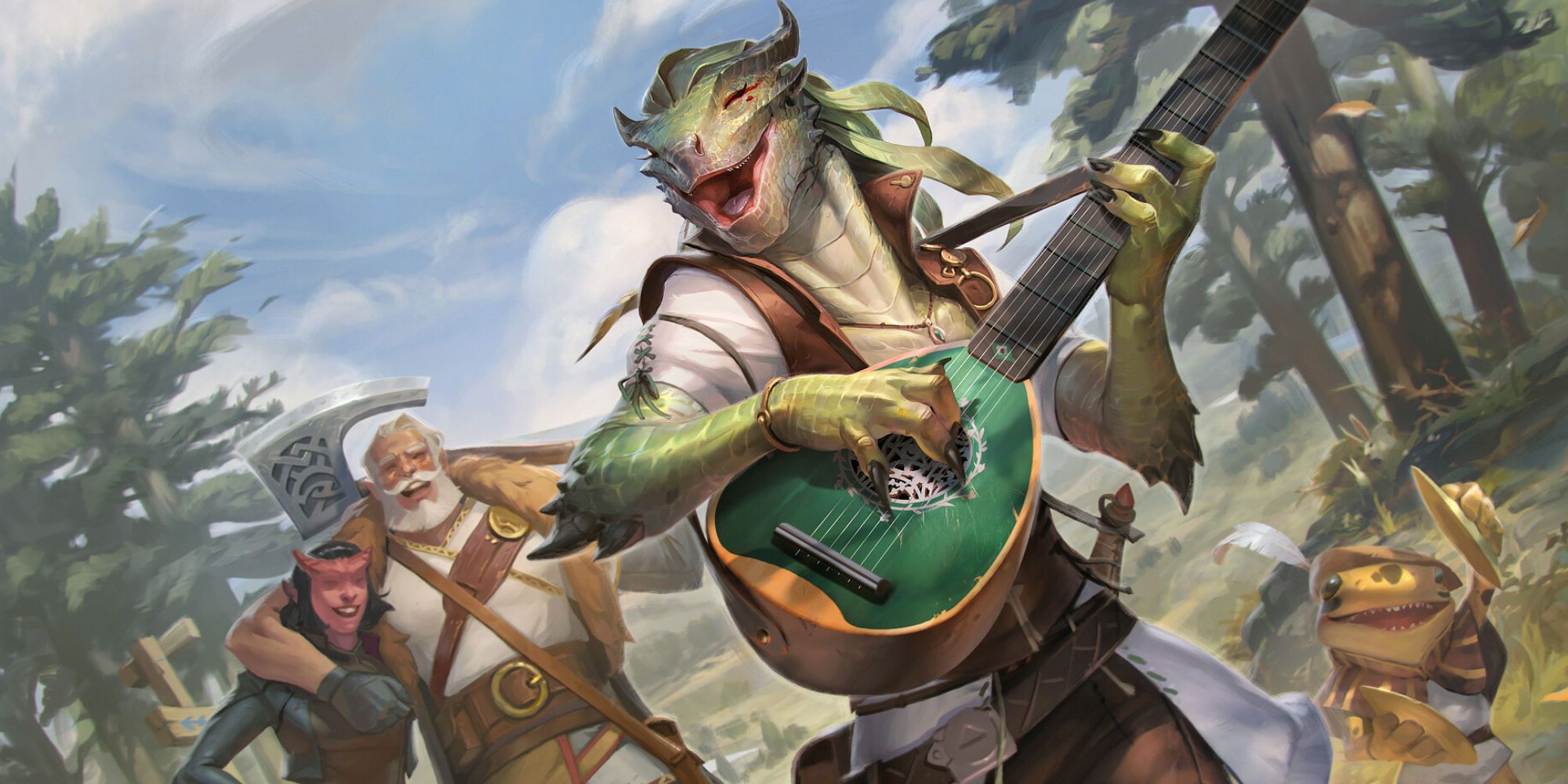 D&D MTG Wandering Troubadour By Rudy Siswanto