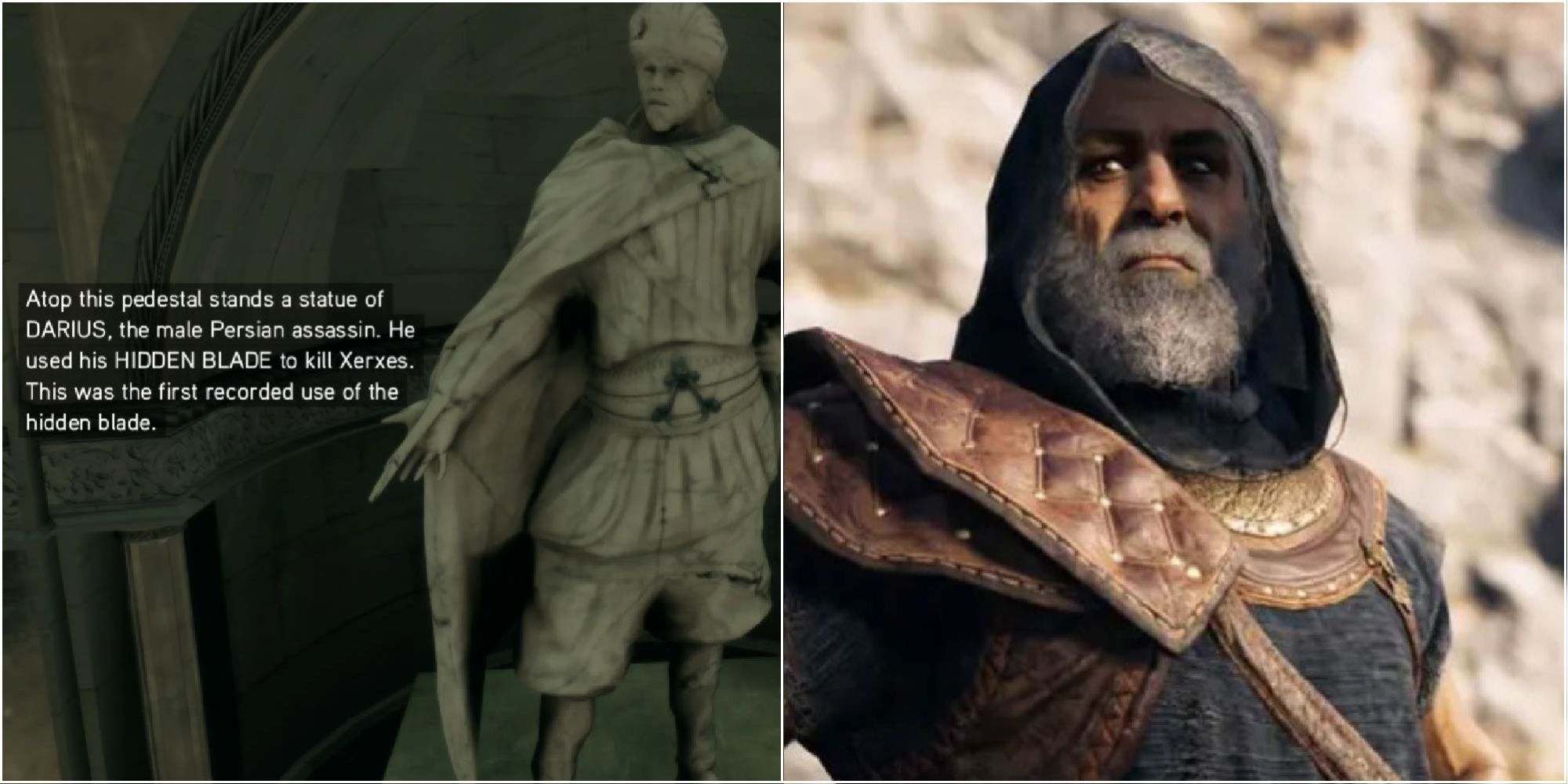 Darius, from Assassin's Creed 2 and Assassin's Creed Odyssey