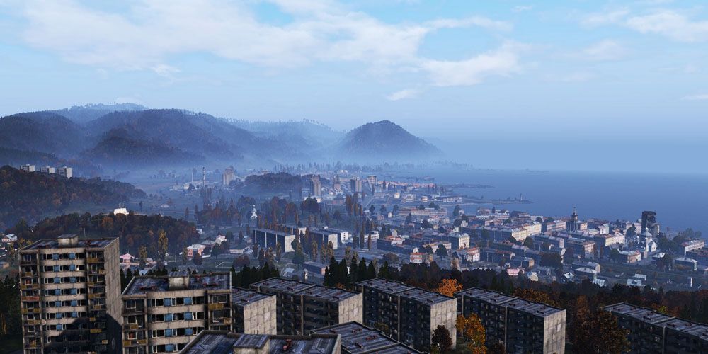 The town of Chernogorks in DayZ Standalone