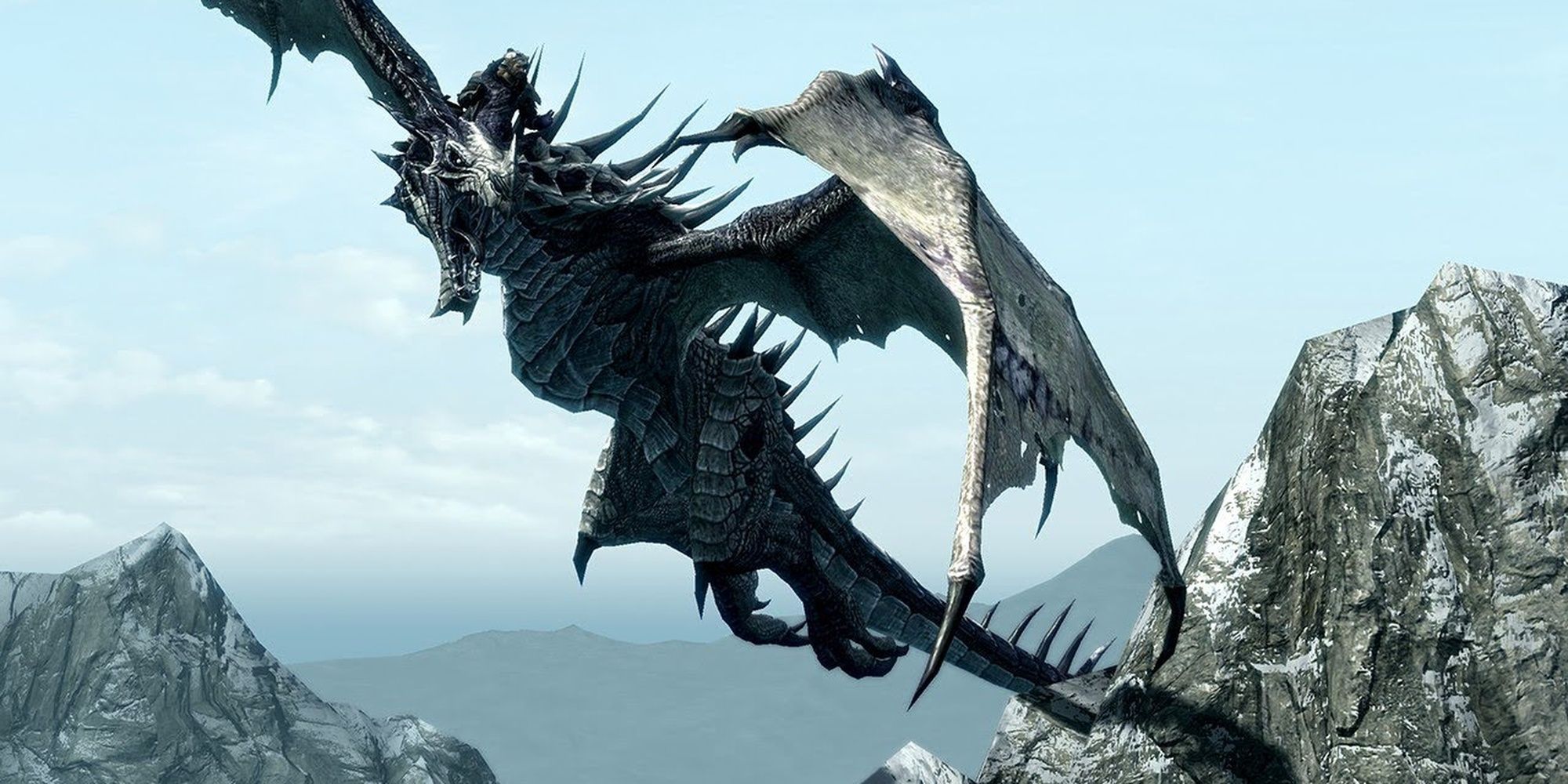 A dragon from Skyrim