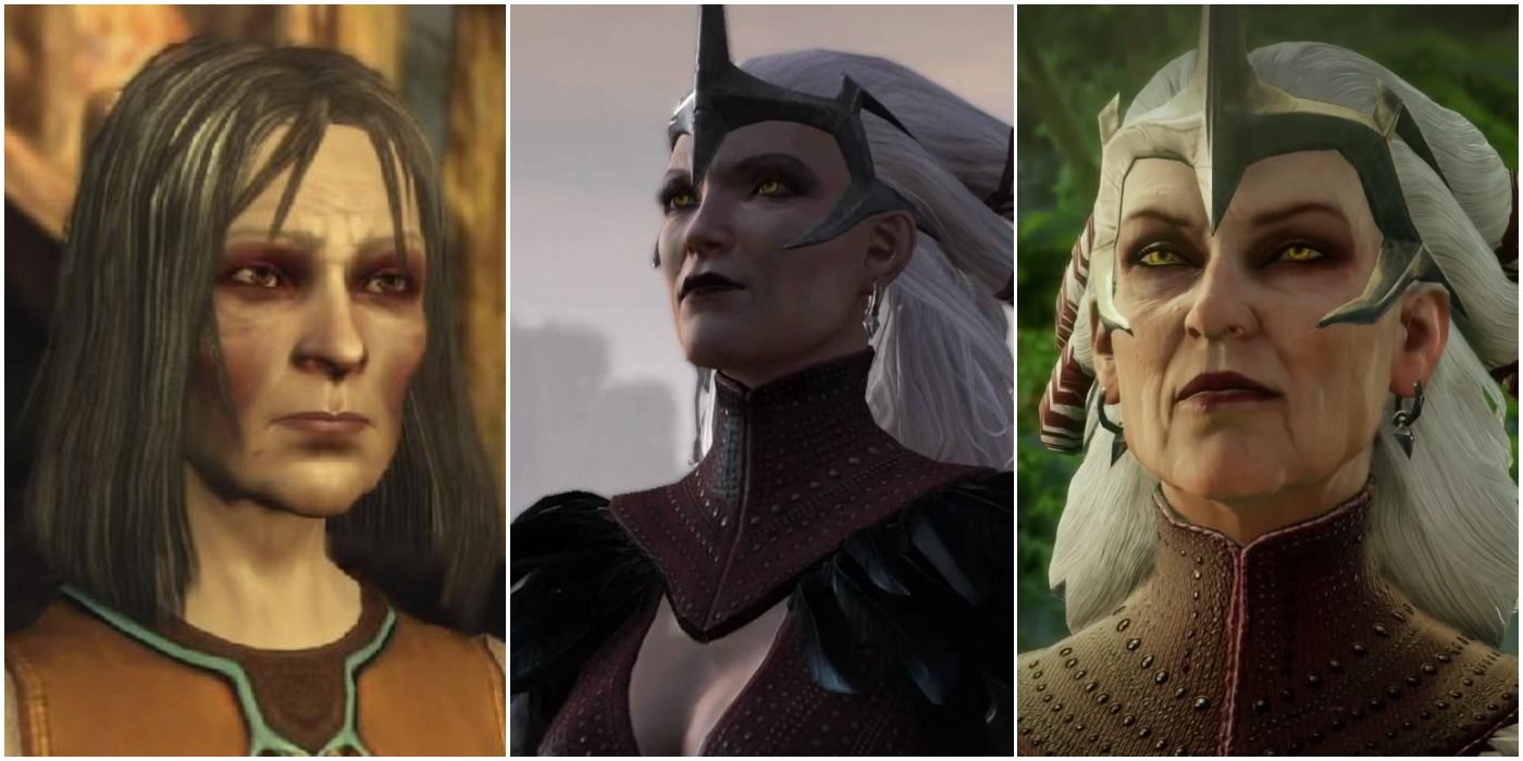 Flemeth in all three Dragon Age games