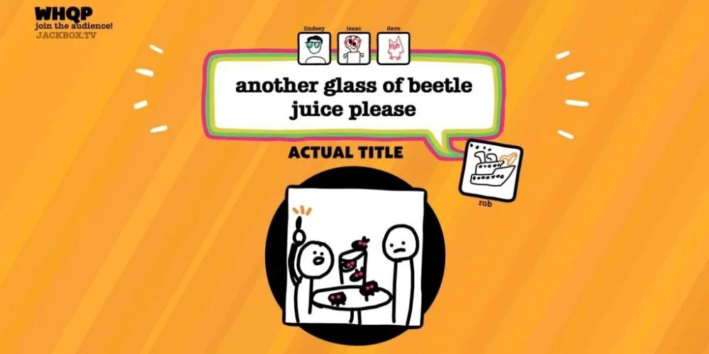 Screenshot of an animation from Jackbox's Drawful Animate