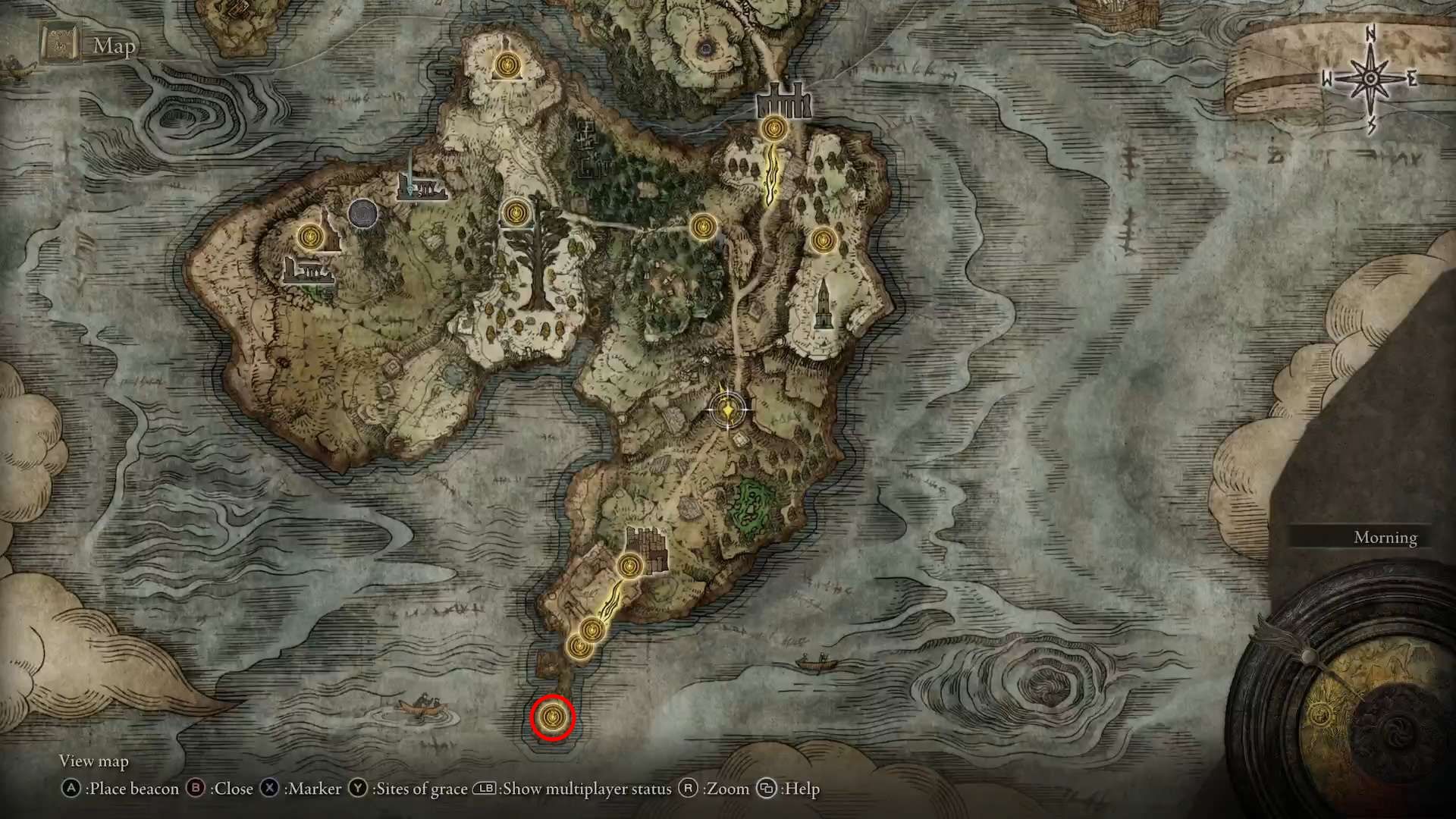 Elden Ring, Leonine Location On The Map