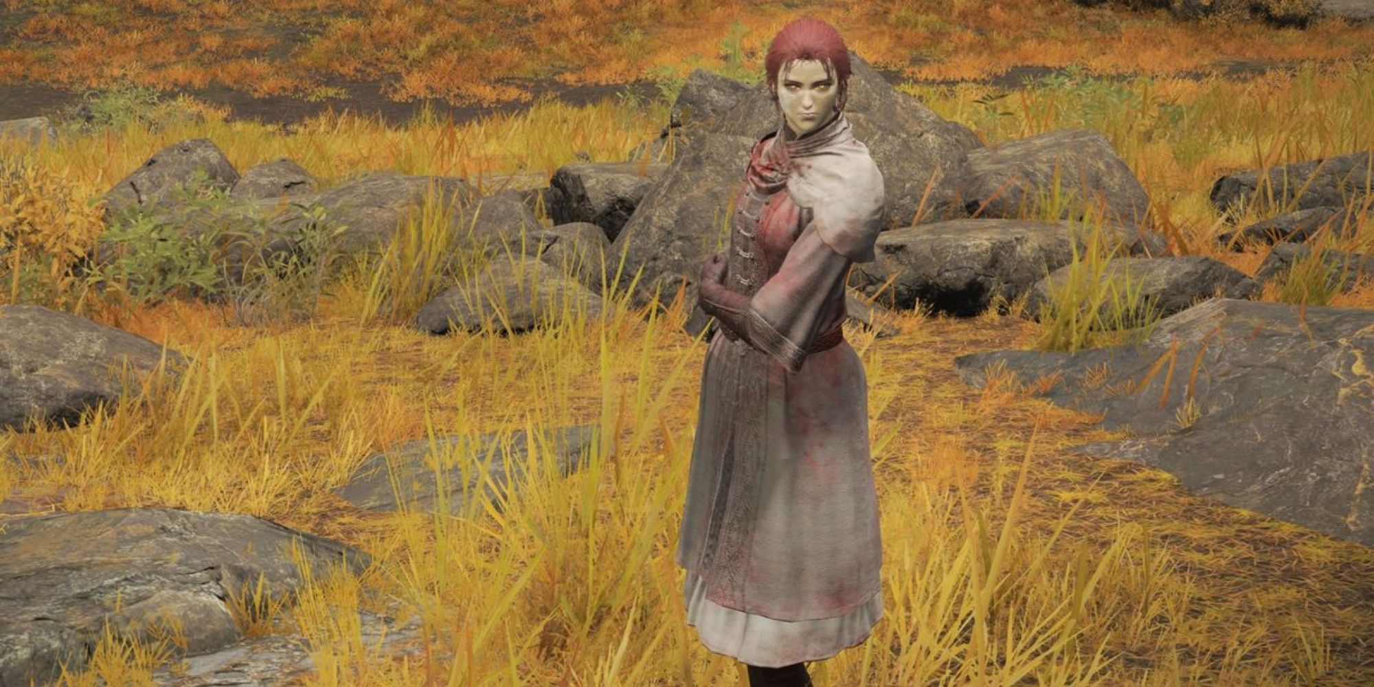 Elden Ring NPC Quests: Millicent outside windmill village