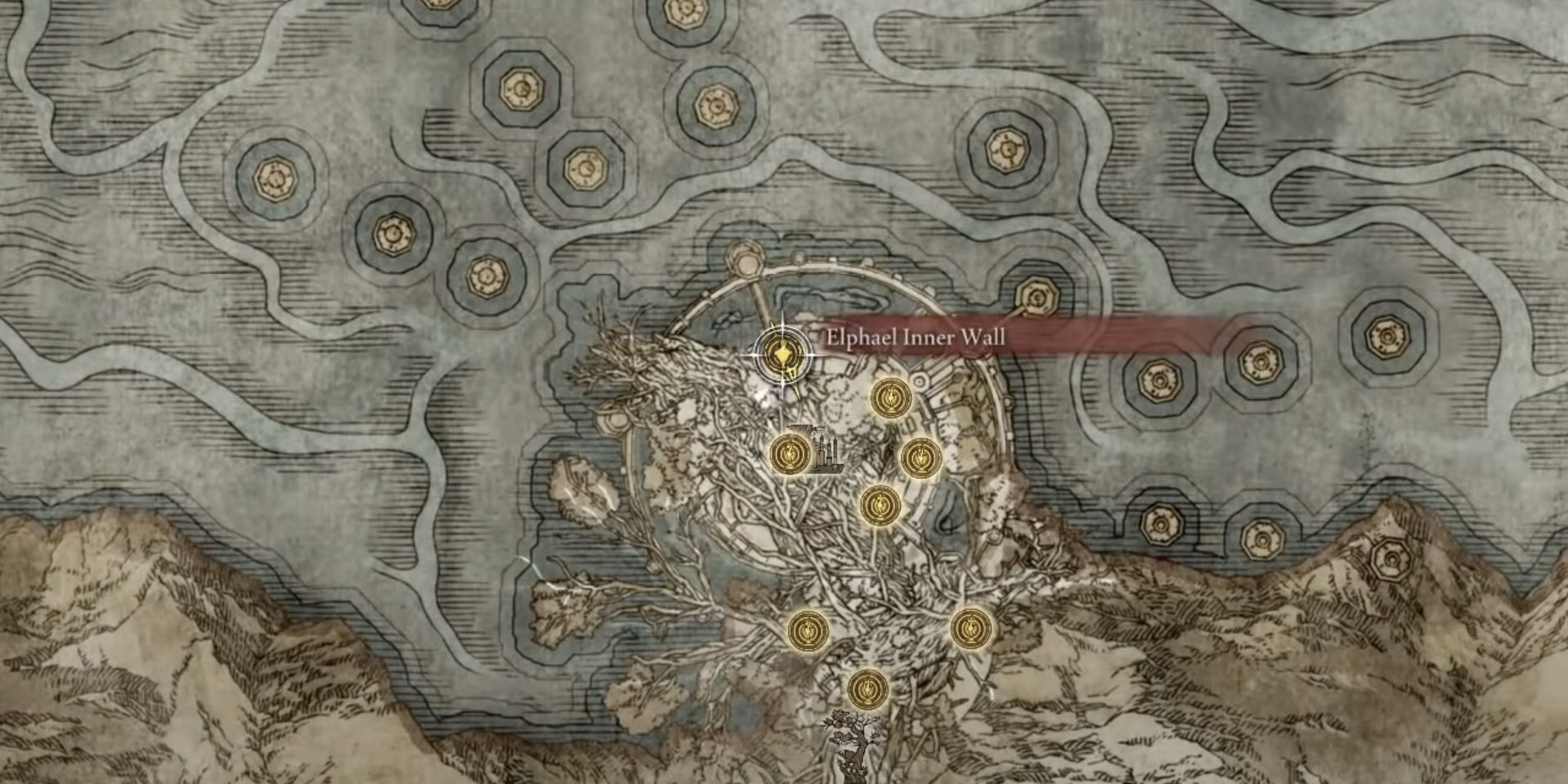 Elpahel Inner Wall map in Elden Ring