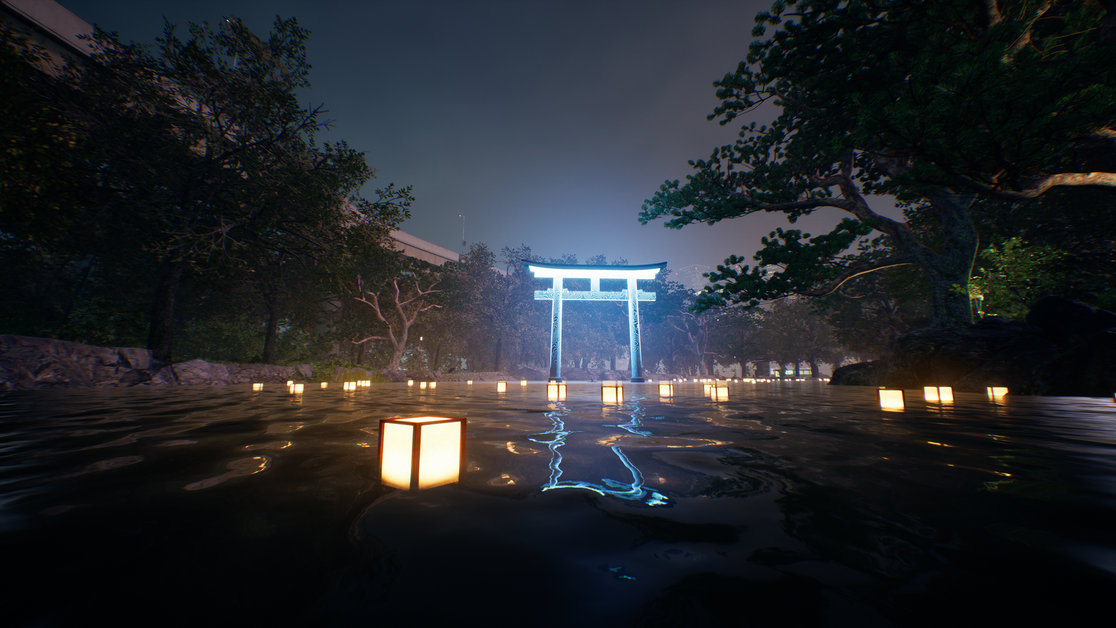 Ghostwire Tokyo screenshot of a Shrine.