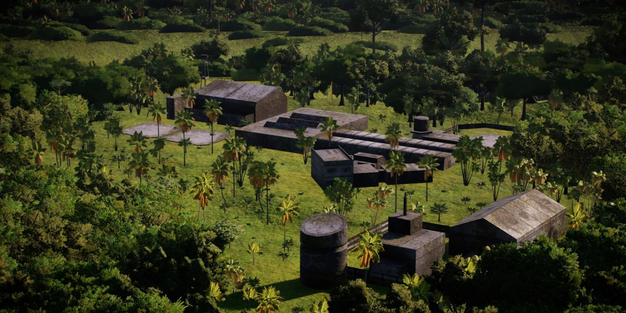 Facility from Jurassic World 3 Easter Egg in Jurassic World Evolution 2