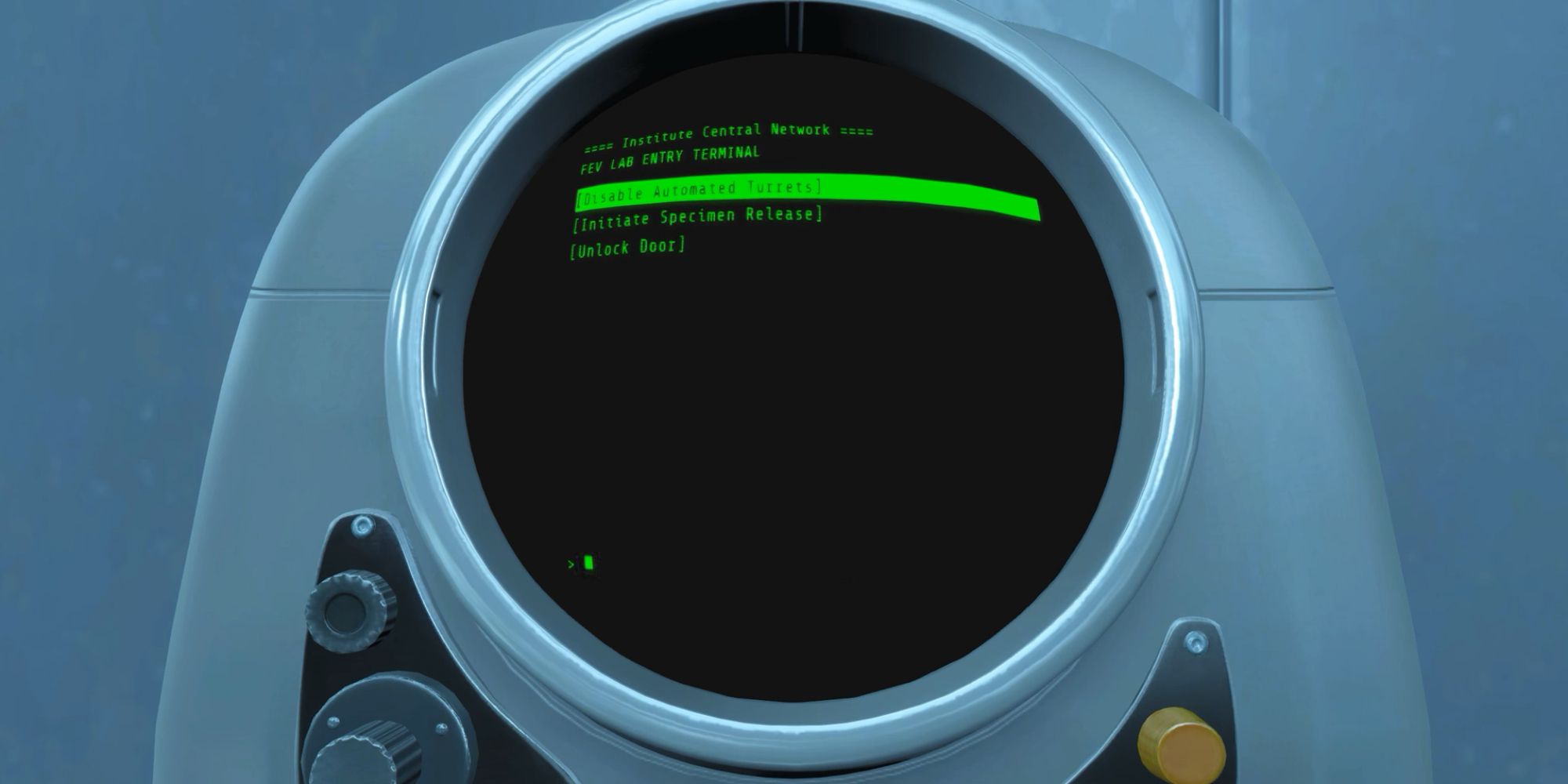 Fallout 4 Screenshot Of BioScience Access System Terminal