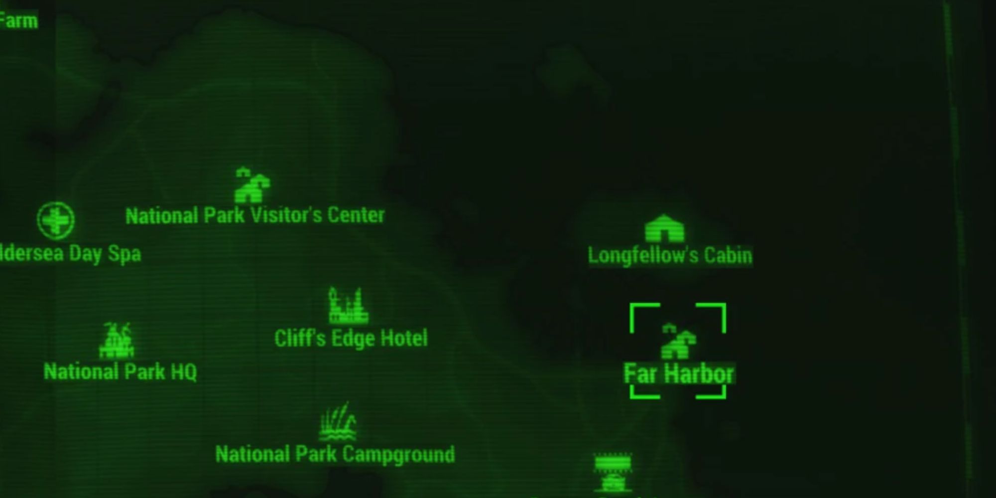 Far Harbor from Fallout 4 map