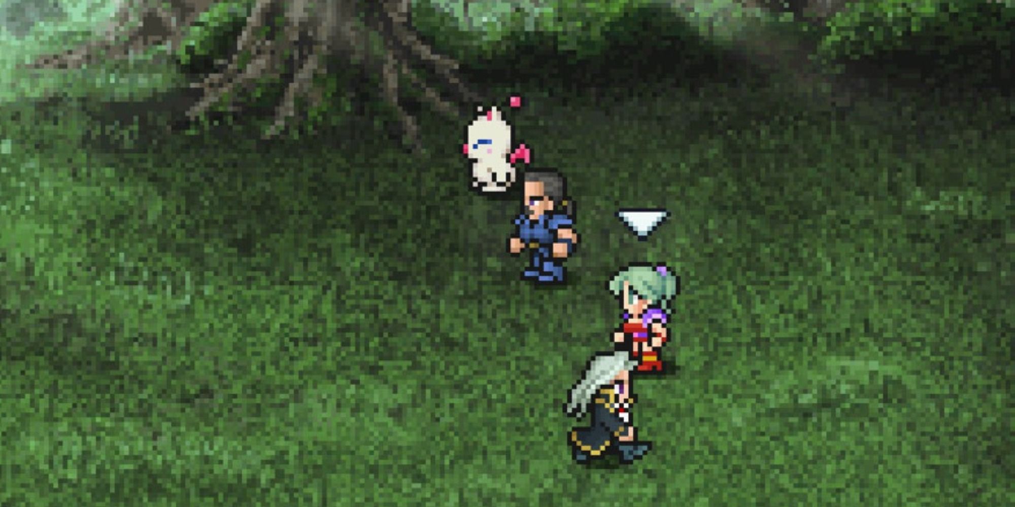 Final Fantasy 6 Pixel Remaster Mog Cyan Terra Setzer