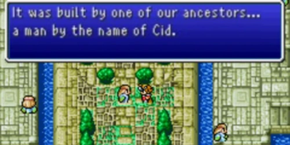 Final Fantasy Dialogue about Cid of the Lufaine