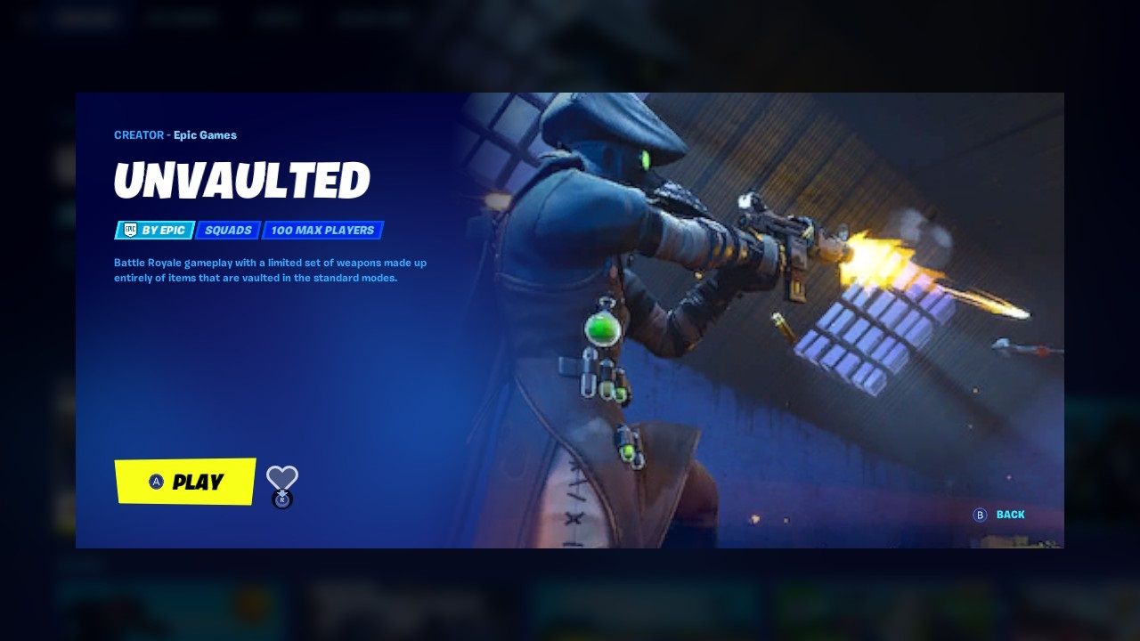 Fortnite Unvaulted mode