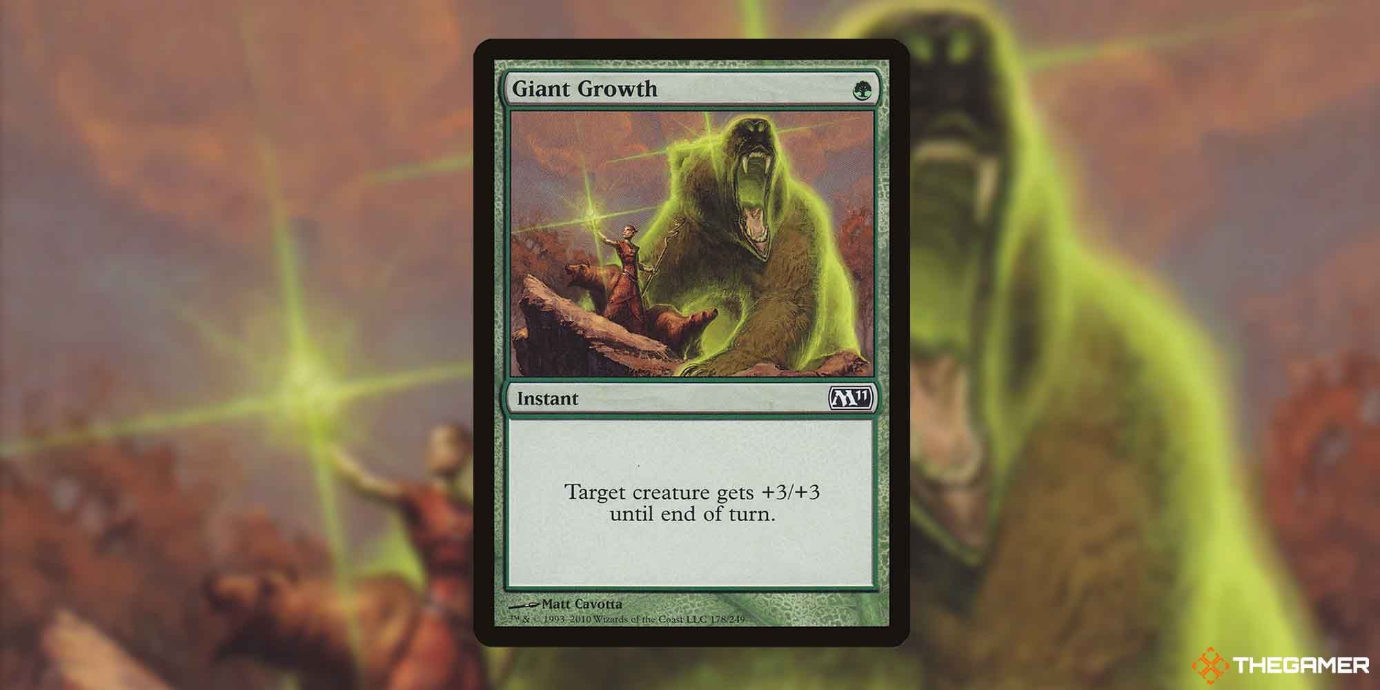The Giant Growth Instant In Magic the Gathering