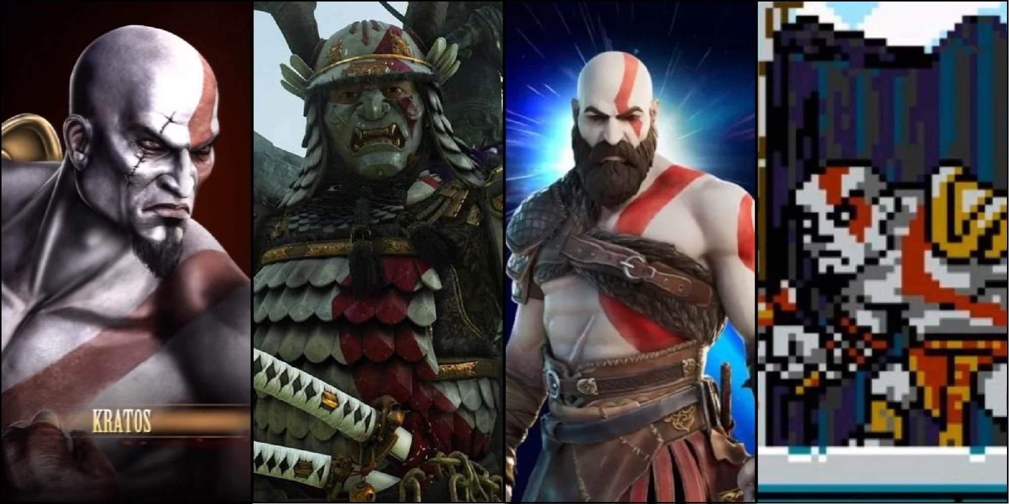Kratos, from God or War, being referenced and appearing in other games