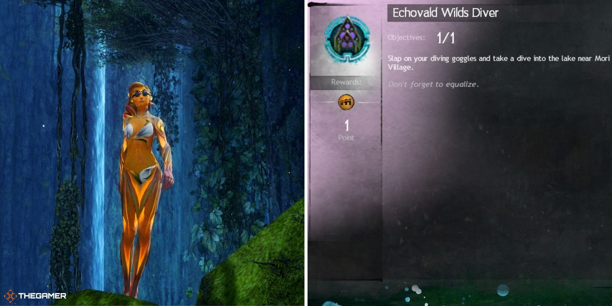 Guild Wars 2 end of dragons - earning the echovald wilds diver achievement (1)