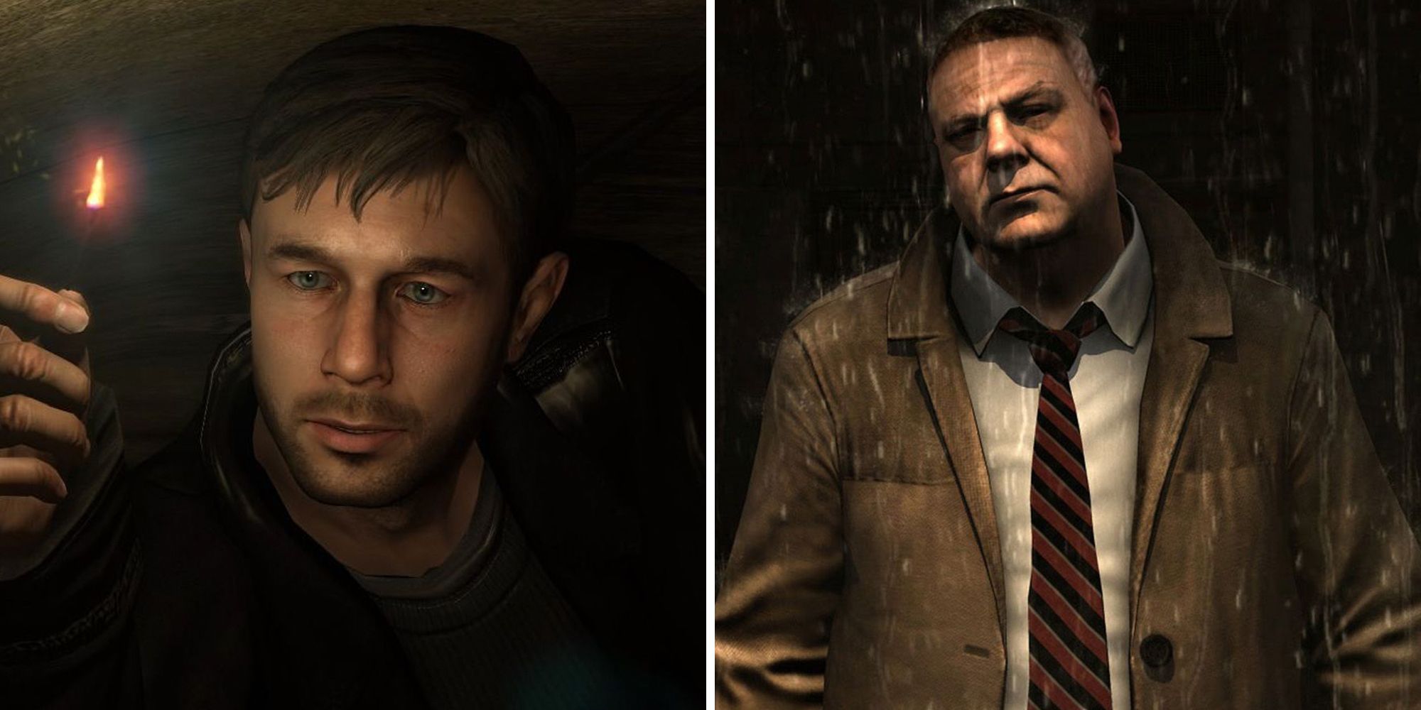 Heavy Rain Planned DLC. Split image.