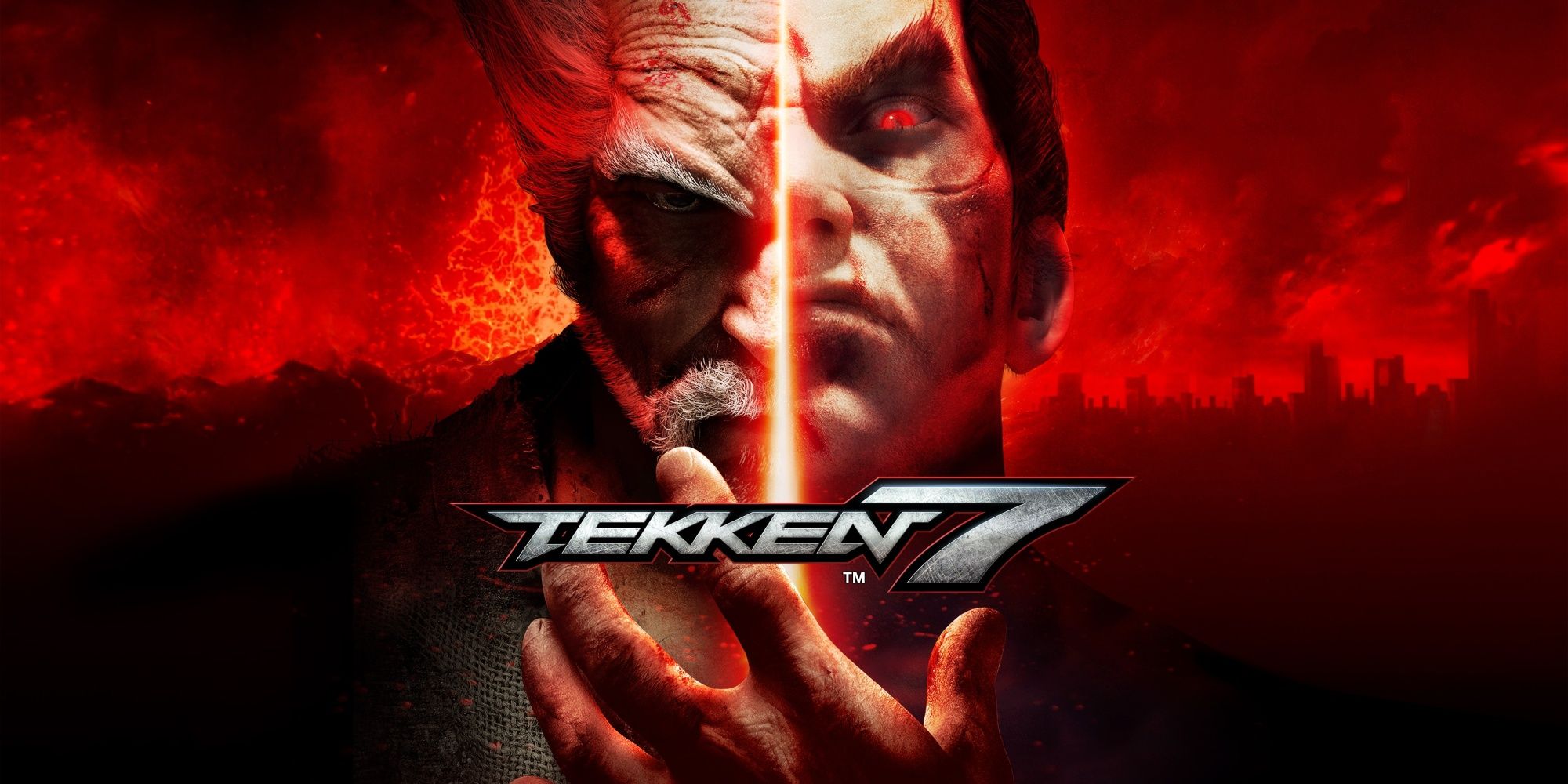 Heihachi and Kazuya from the Tekken series