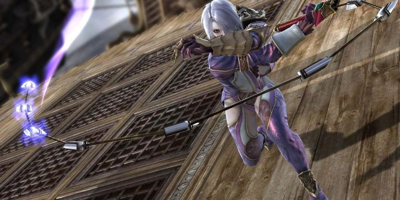 Ivy Valentine Wielding The Snake Sword In Soul Caliber