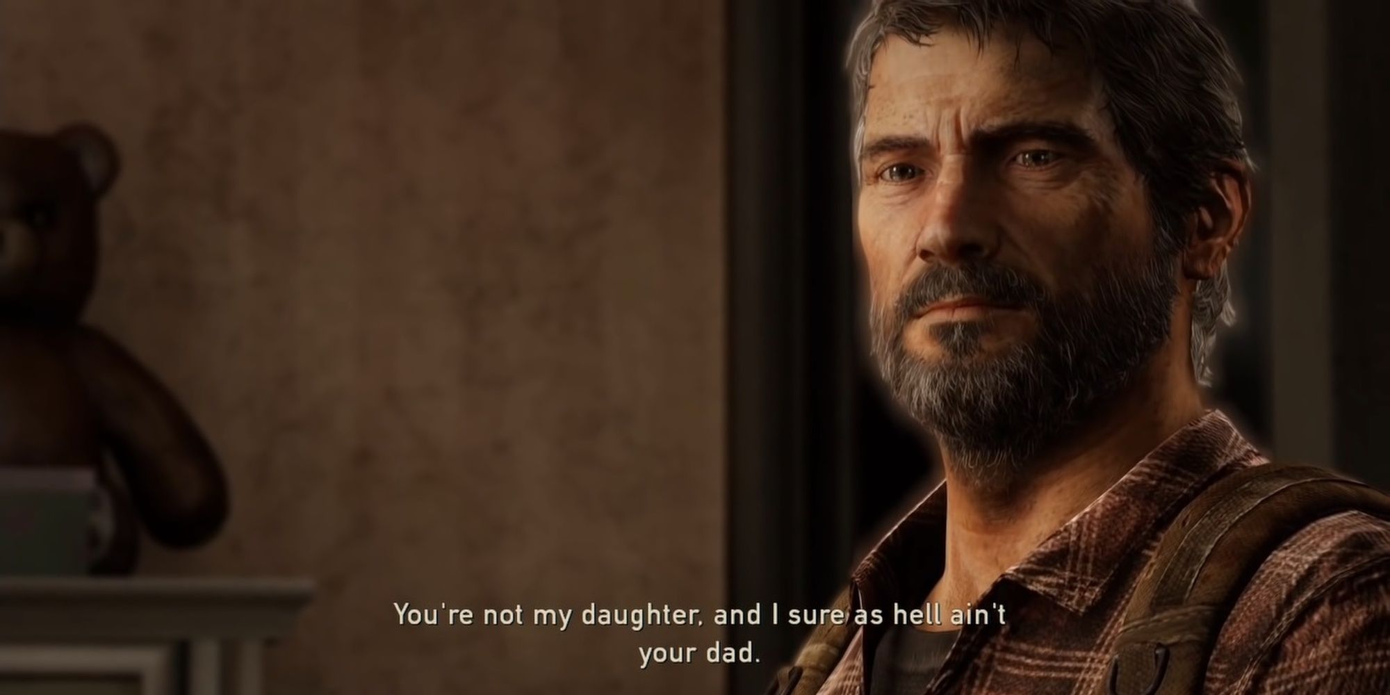 Joel and Ellie Fight in The Last of Us