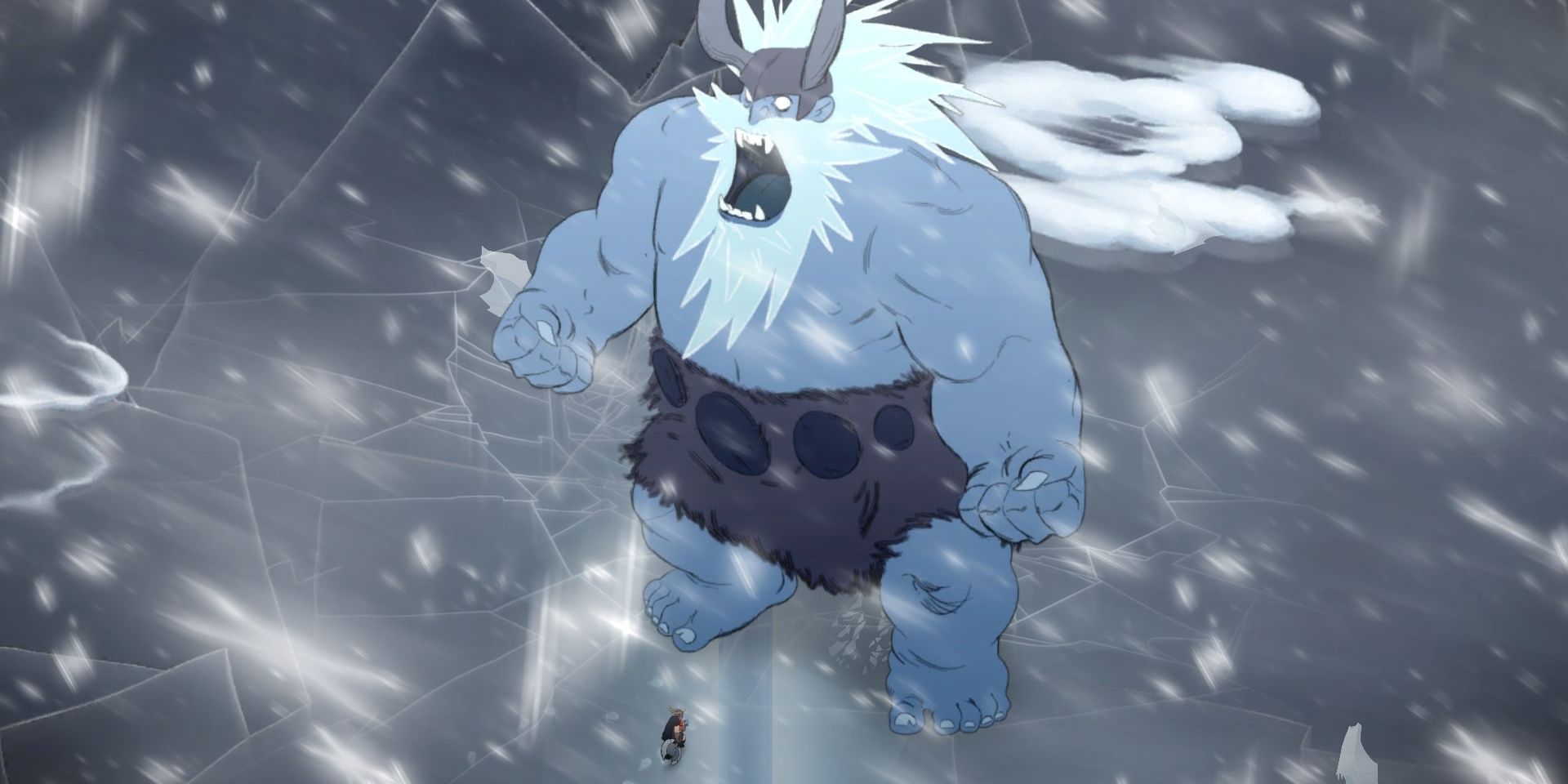 Jotun -  Thora faces down an Ice Jotun